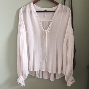 Free People romantic boho top! Fall outfit 🍂🎃
